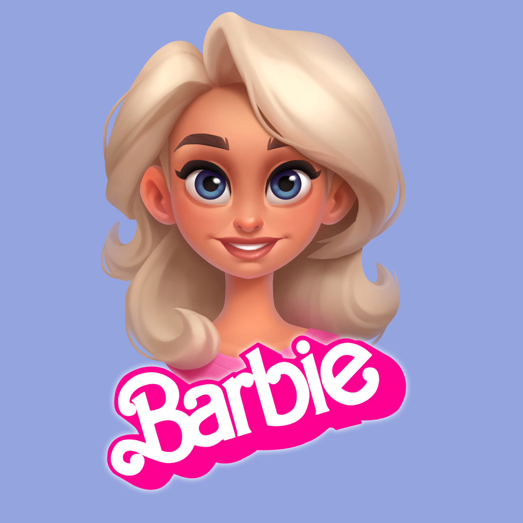 Hello 2025 barbie cartoon