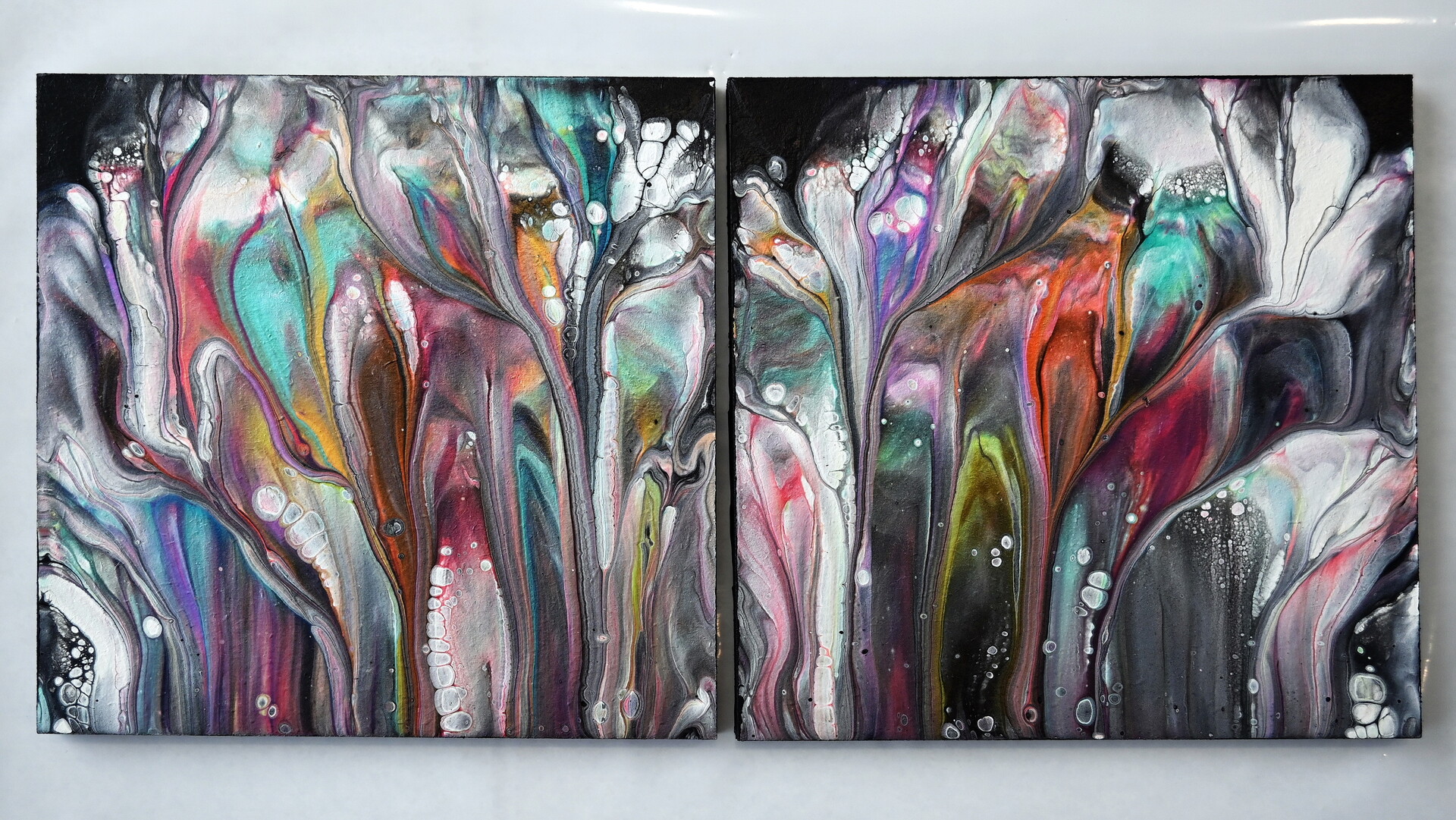345 - NEW - Paint Mixing Tutorial for 3 Different Floetrols, Acrylic  Pouring