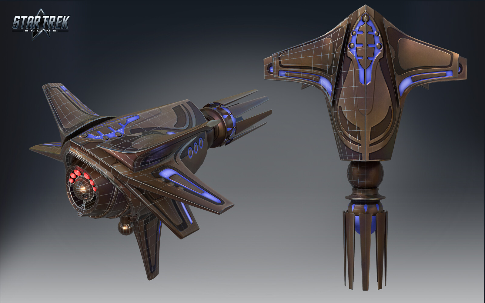 The boss from the V'Ger enemy group - rendered in IRay.
