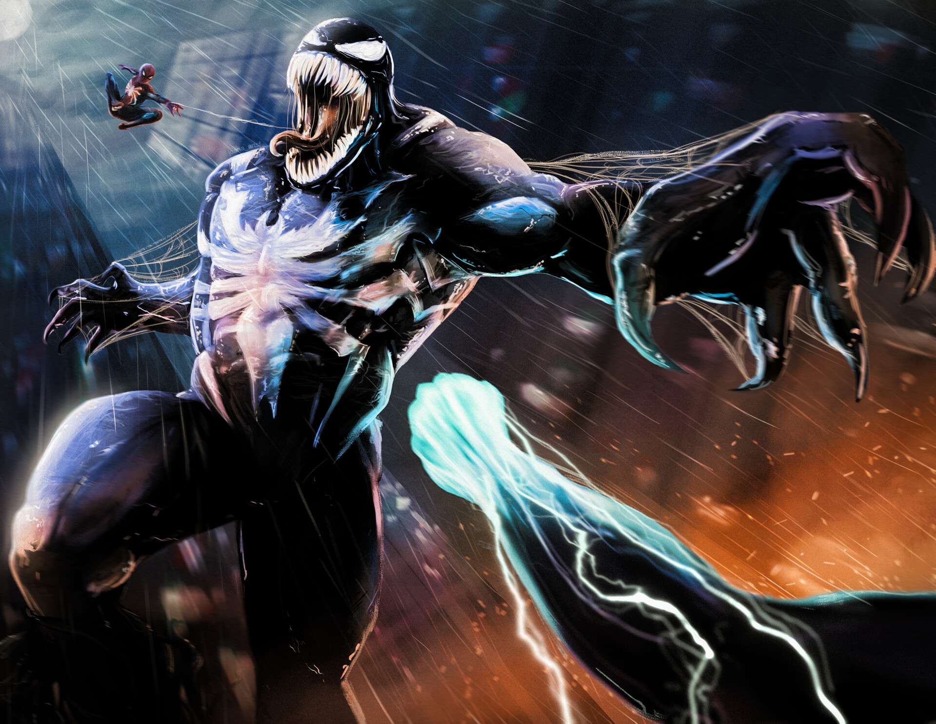 ArtStation - Venom Battle
