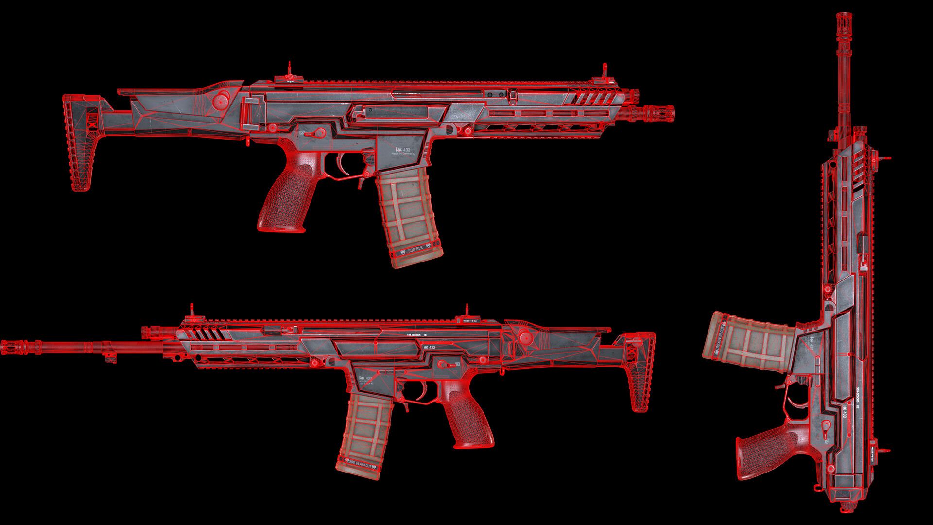 ArtStation - Heckler & Koch HK433 HK437