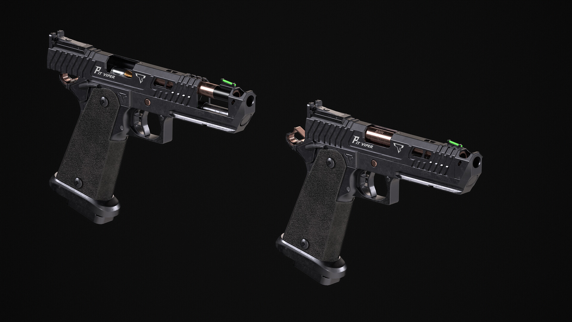 SIDEARMSカスタ厶東京マルイ ハイキャパ5.1 TTI PIT VIPER SIDEARMS