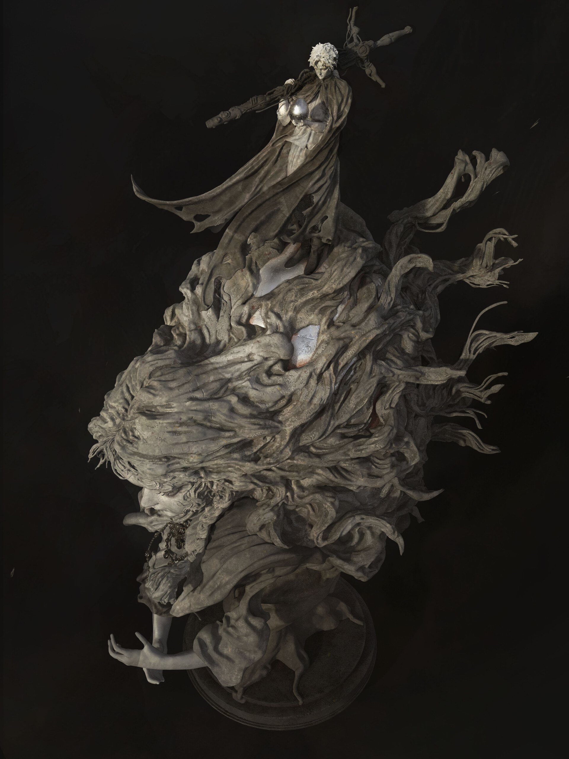 Entei Ryu - angel's egg sculpture