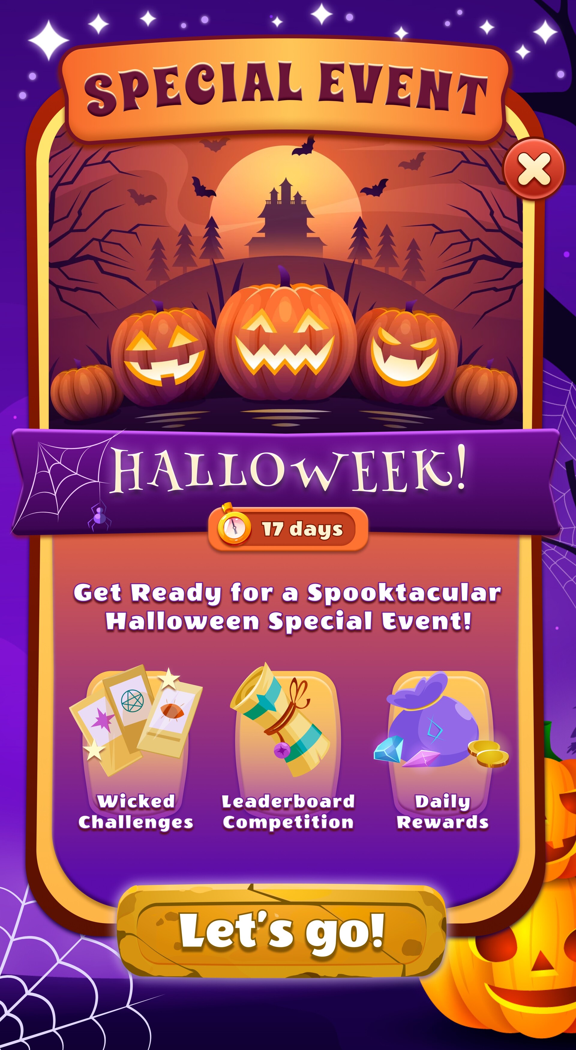 Daria Ferdman - Halloween Special Event - Casual Game UI