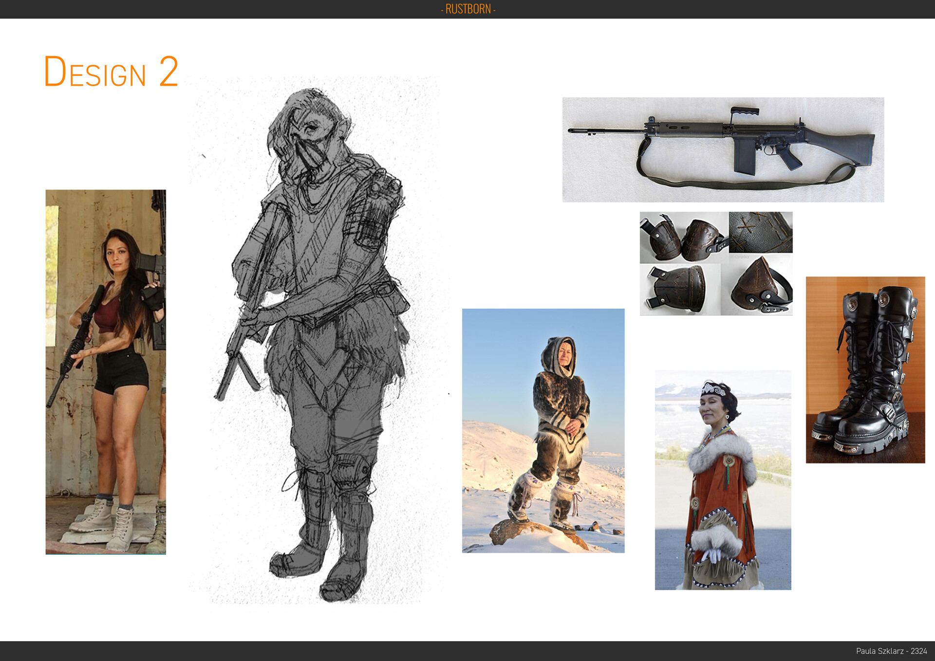 ArtStation RUSTBORN Shooter Warrior