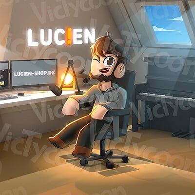 ArtStation - PERSONAGEM, BANNER e LOGO - AllanArtz ( Roblox)