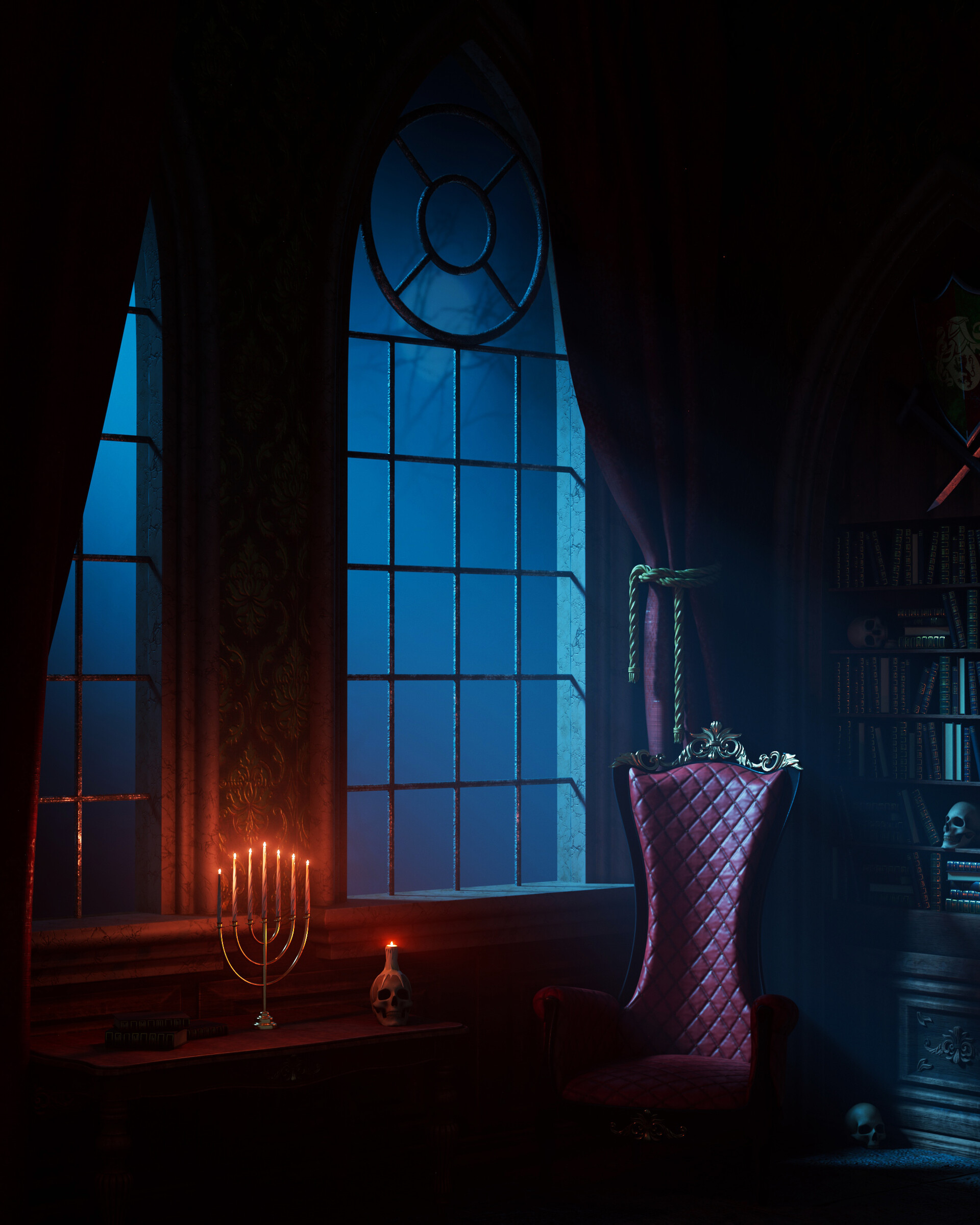 ArtStation - The vampire countess' castle
