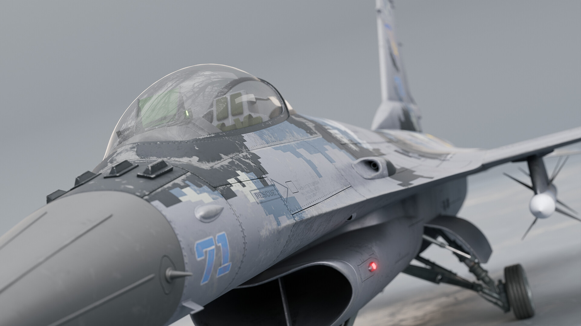 ArtStation - Jet F-16 Fighting Falcon