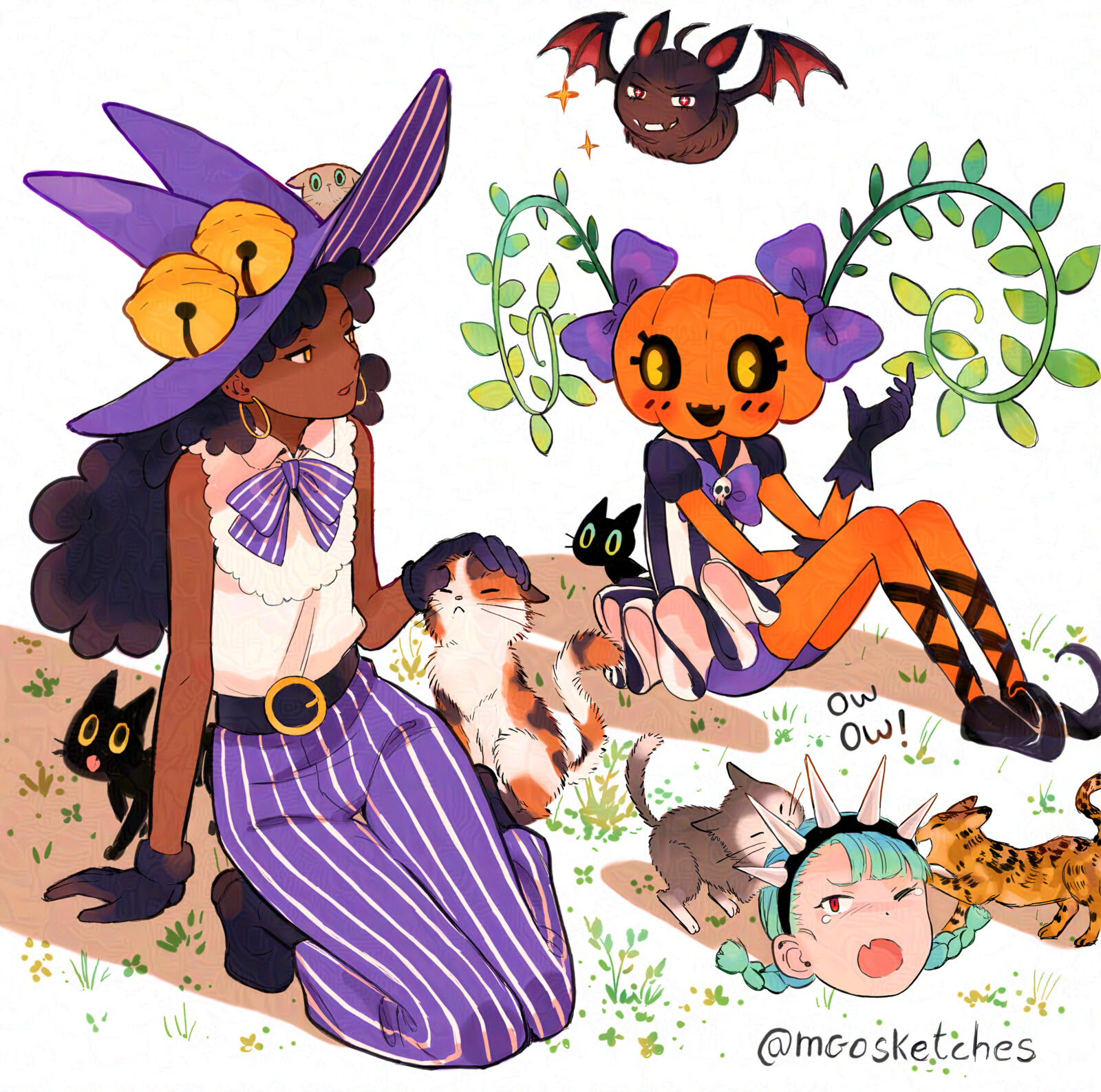 Halloween gals