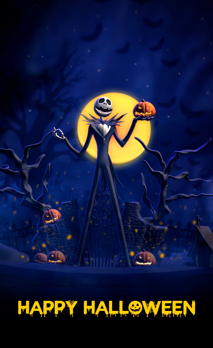 ArtStation - Jack Skellington - Poster for the Halloween Party