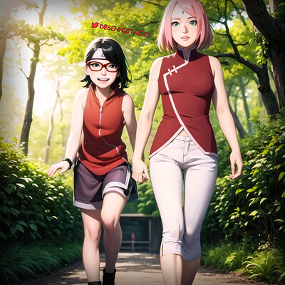ArtStation - ❤️Wedding day❤️ Sakura and Sasuke (Realistic)