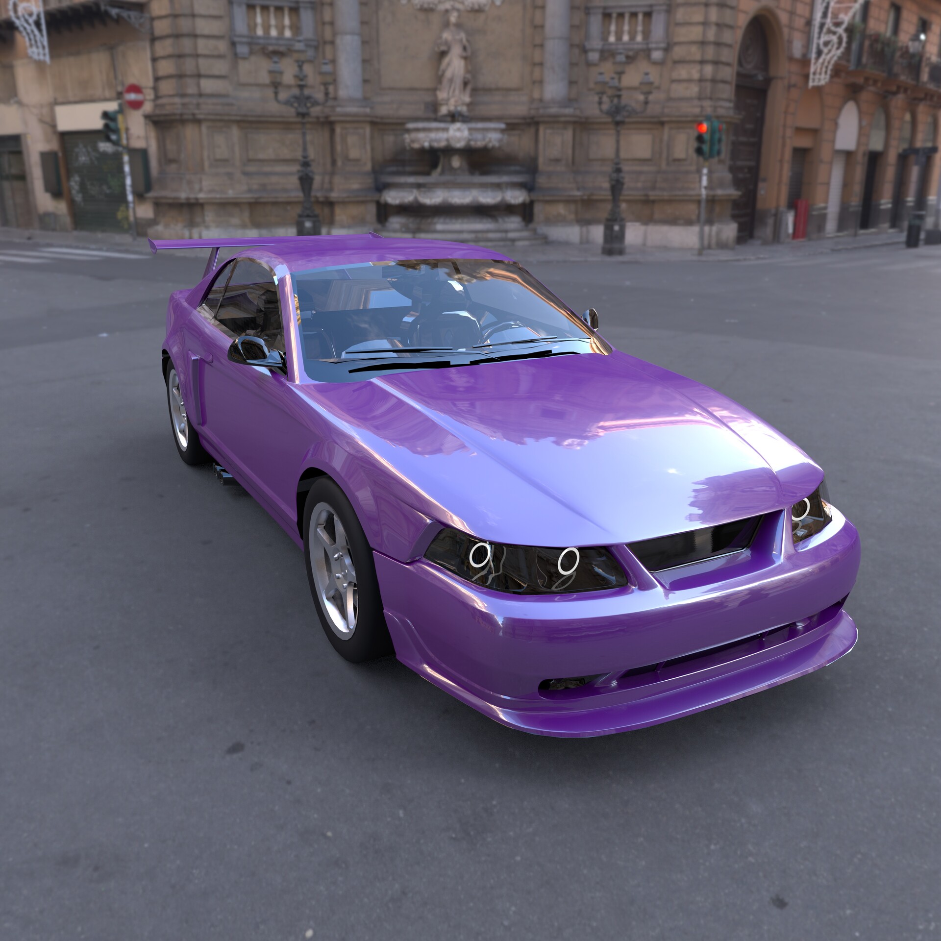 ArtStation Mustang SVT Cobra Modified