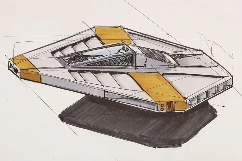 Simple spacecraft sketch.