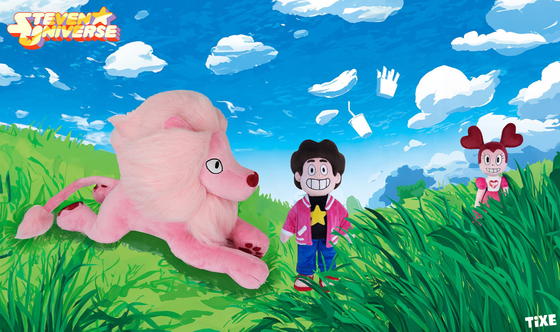 ArtStation Steven Quartz and Pink Lion Plush Toys