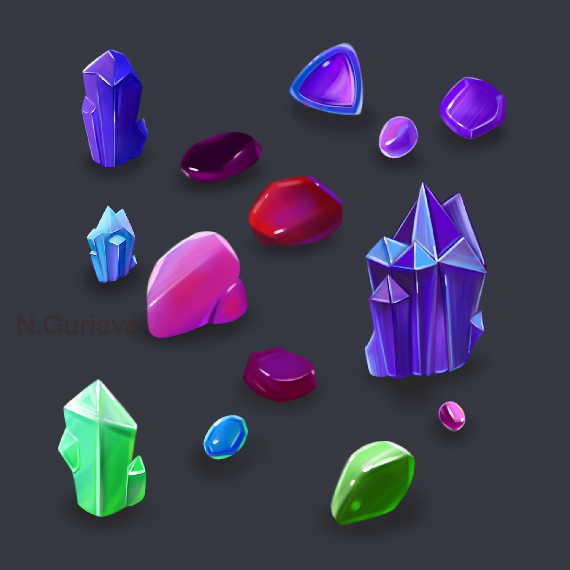 ArtStation - Magic Crystals
