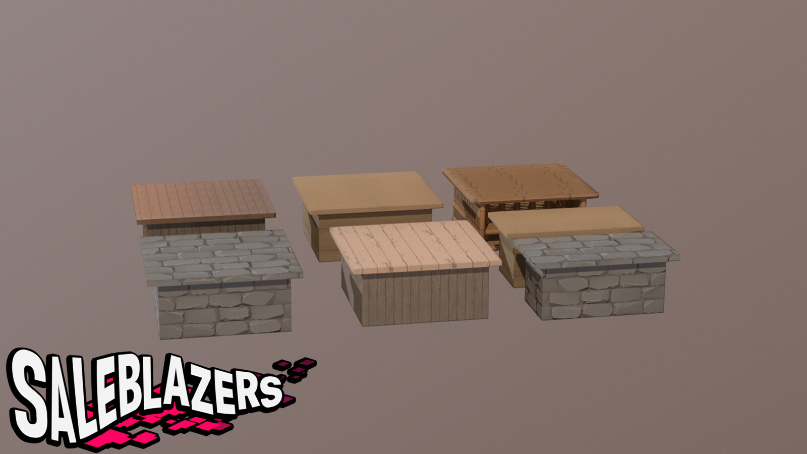 Assets the player uses to build homes/shops