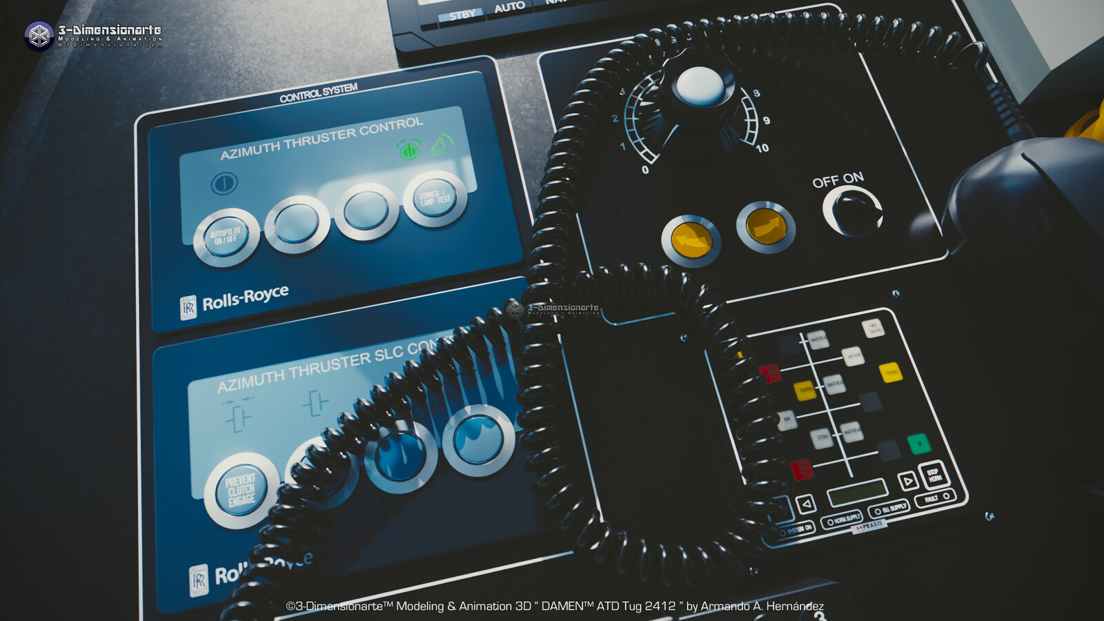 • Azimuth Thruster Control
• Emergency Steering
• PRAXIS™ Navigation Light Panel