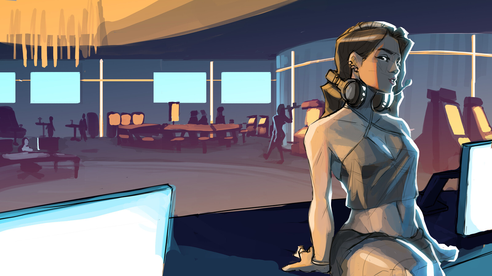 Adjusted sketch
