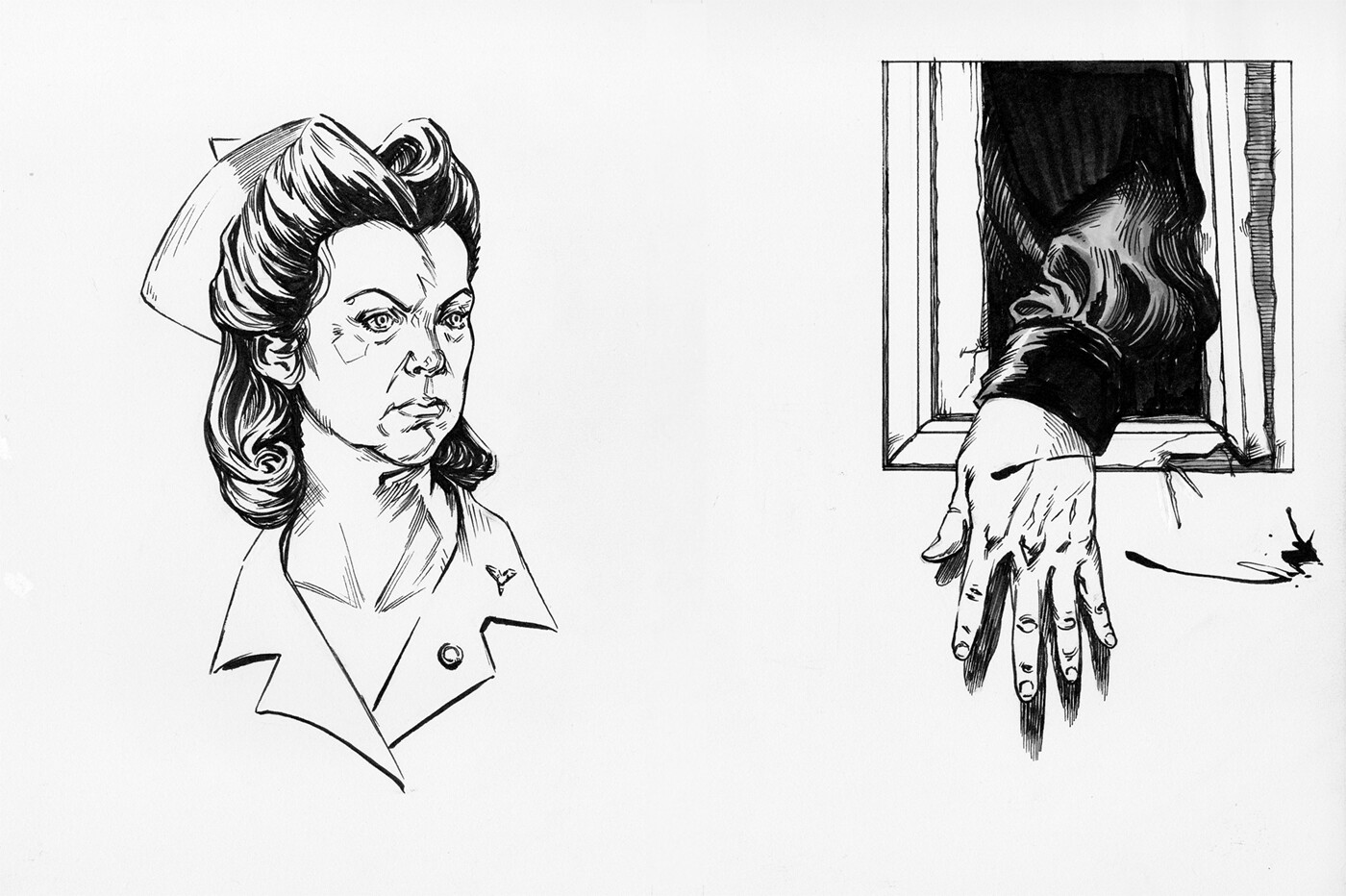 Nurse Ratched and Jack Torrance