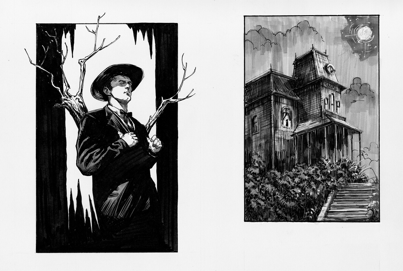 Powell and Norman Bates