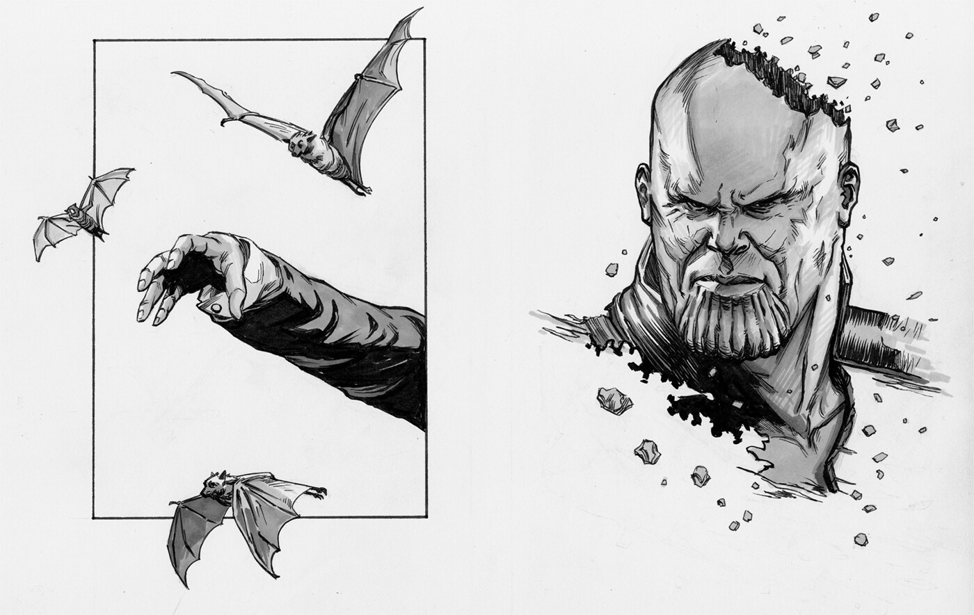 Dracula (Lugosi) and Thanos
