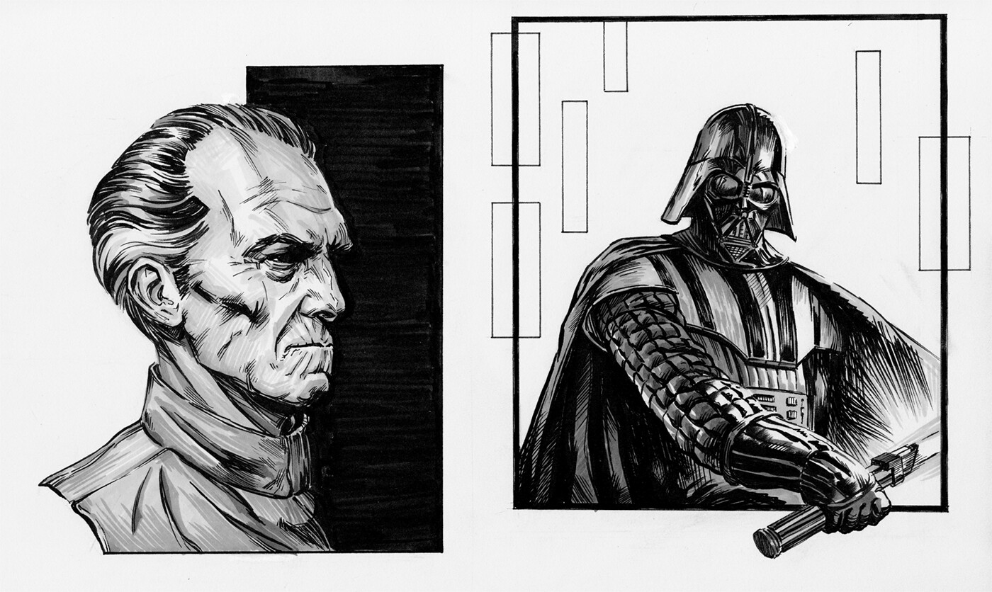 Moff Tarking and Lord Vader