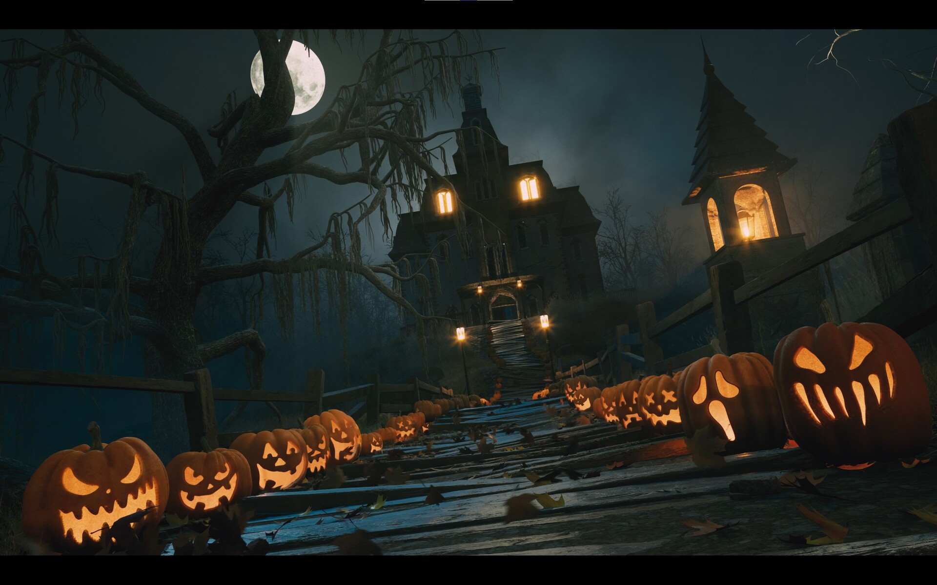 ArtStation - Spooky Halloween Scene - Unreal Engine