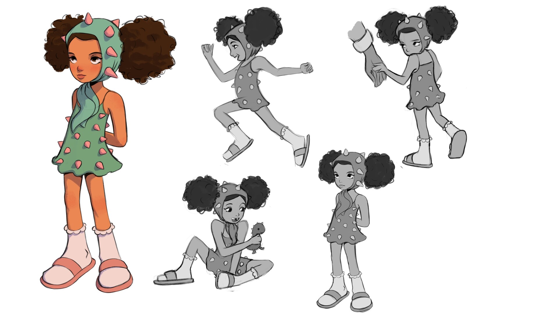 ArtStation Dina Character Sheet (Oc)