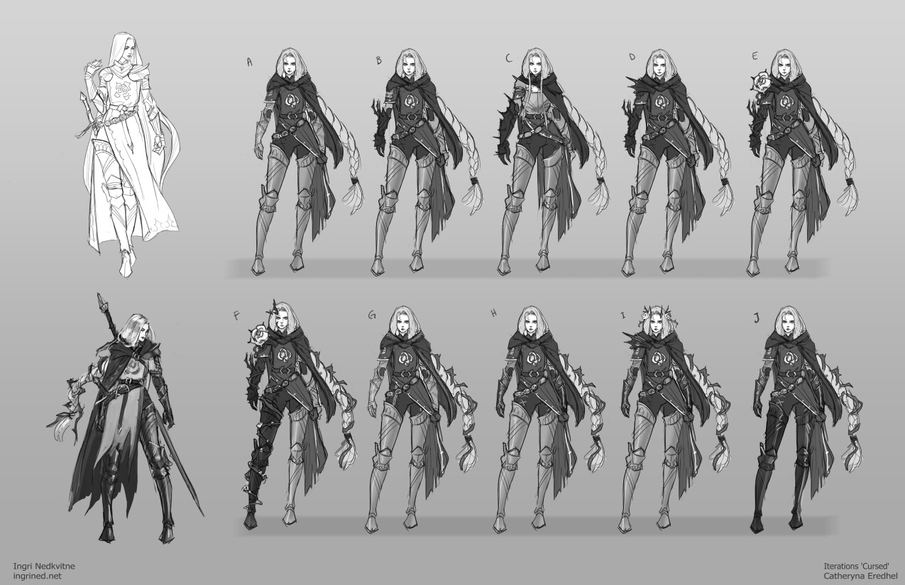 Cursed idea exploration that we dropped, but gave us a fun take on the surcoat.