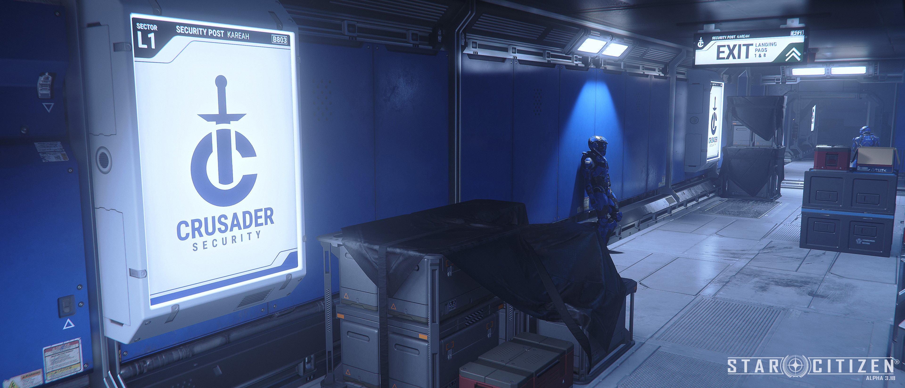 Adam Williamson 💡 Star Citizen Security Post Kareah Lighting