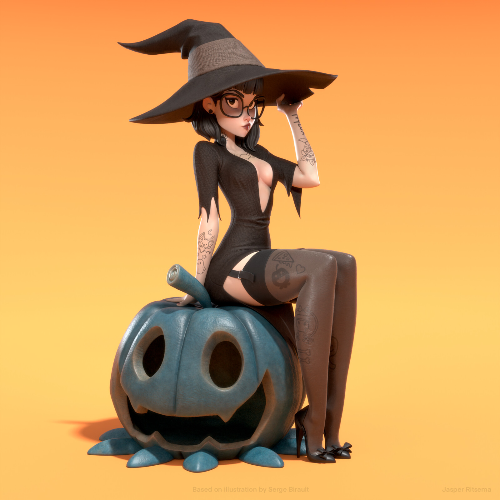 Based on illustration by Serge Birault