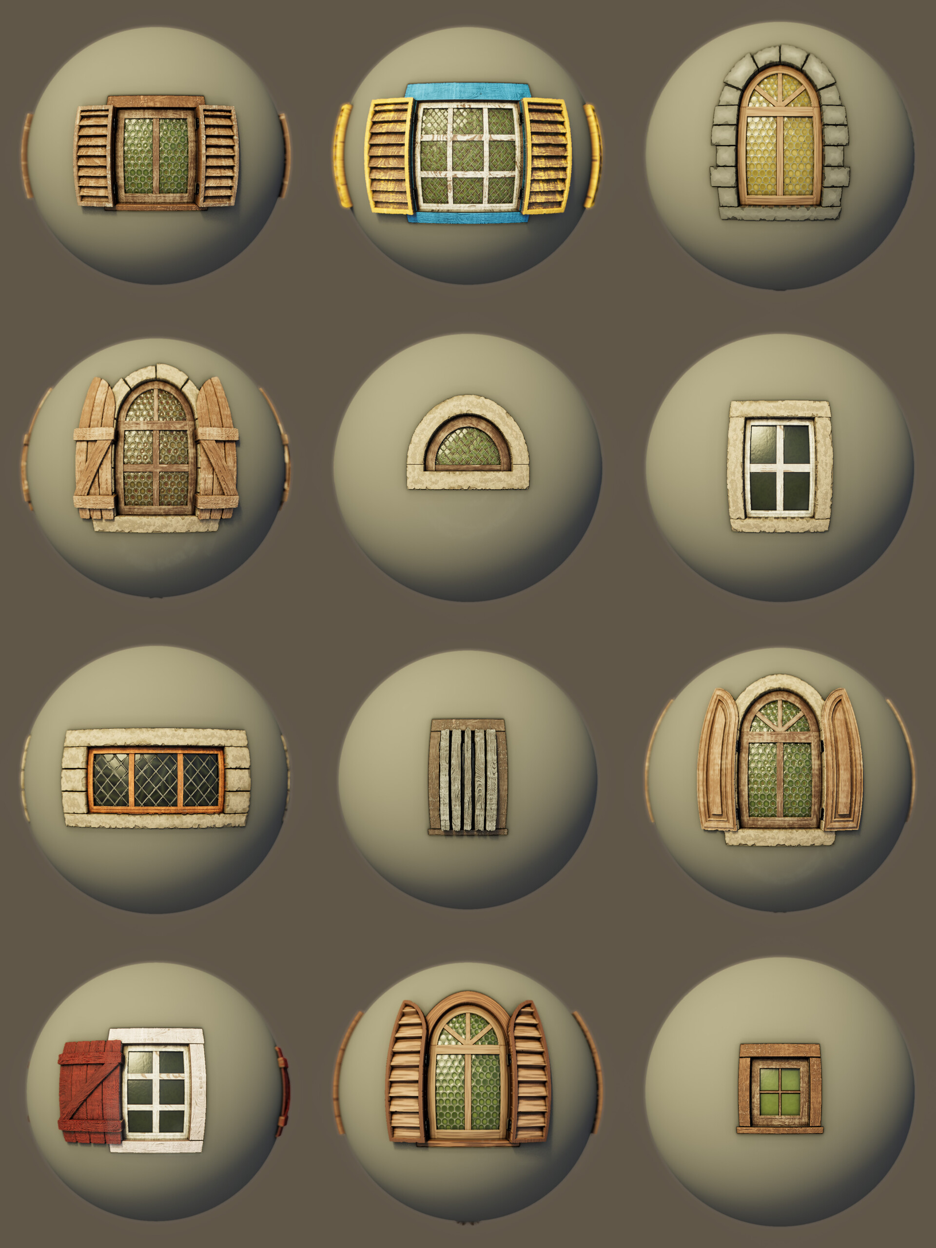 ArtStation - Stylized Door and Window Generator
