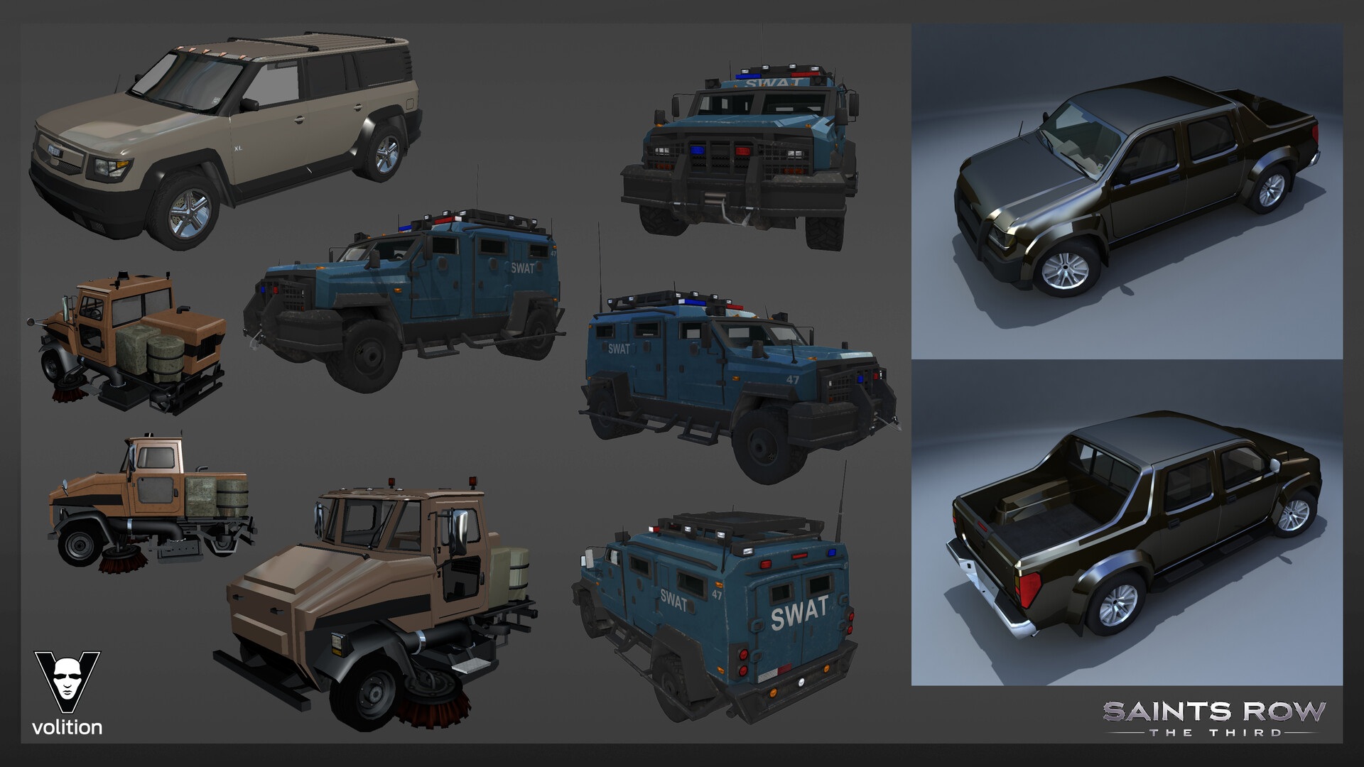 ArtStation Saints Row: The Third Vehicles