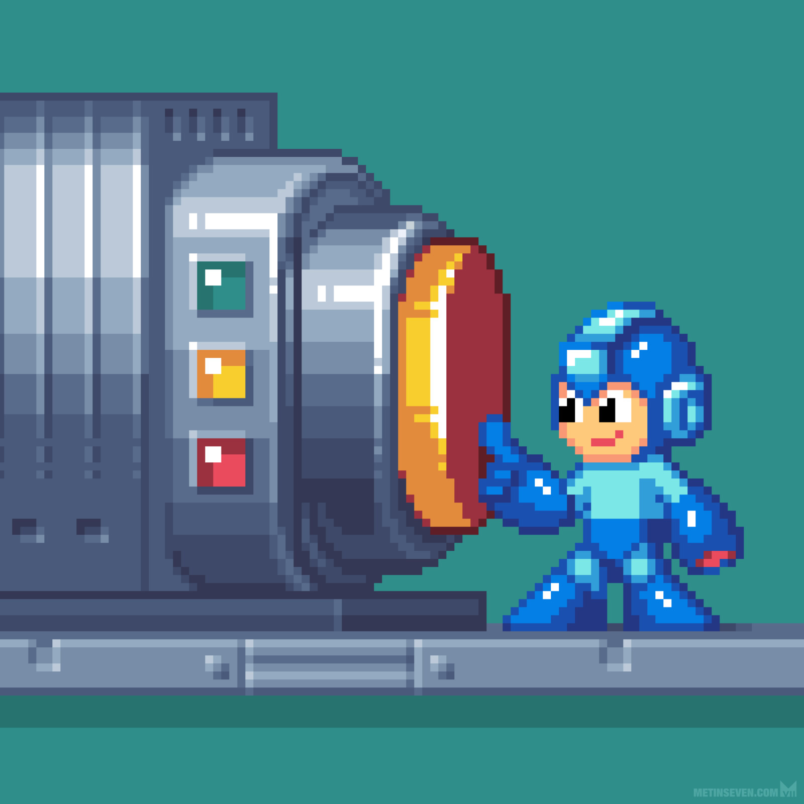 Mega Man and the Mega Button
