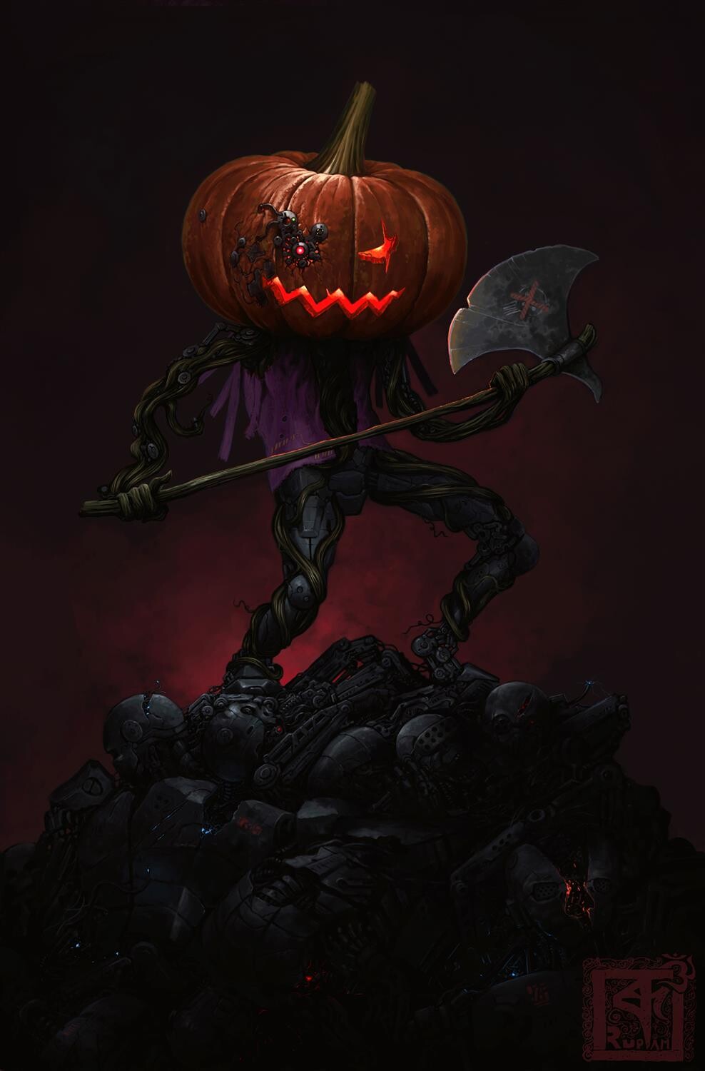 Pump-mach-kin : Strictly One Layer Painting