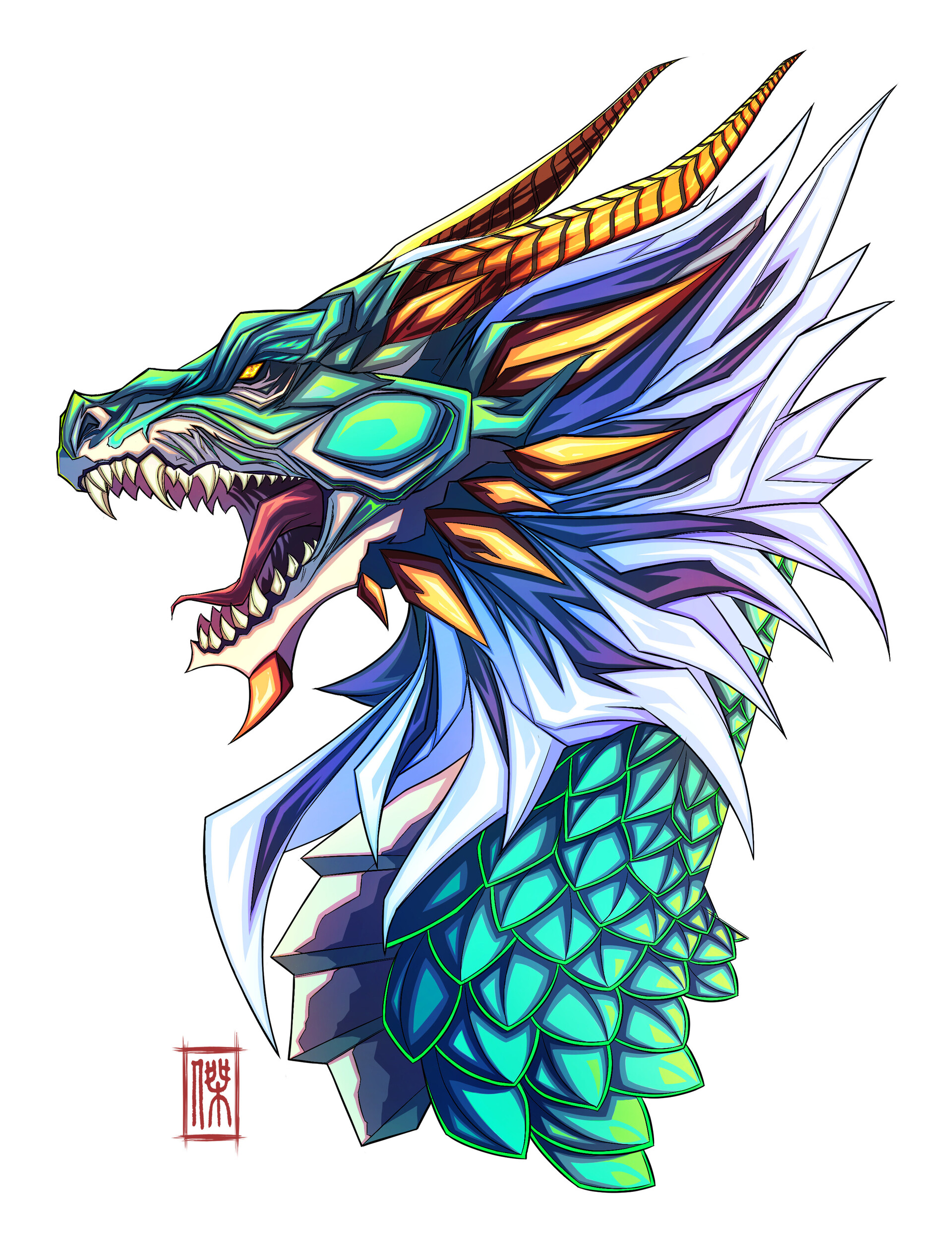 ArtStation - 十二生肖Drawings creatures art