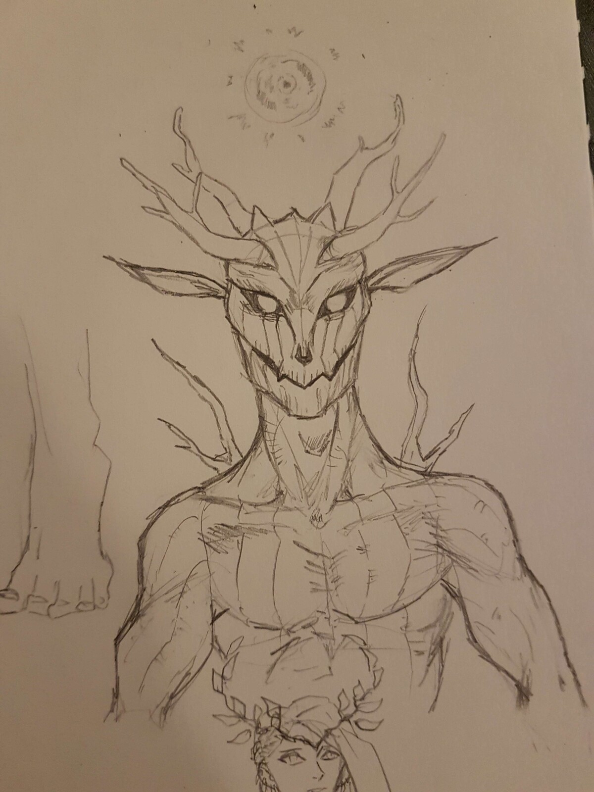 My conceptart (sketch) on my character.