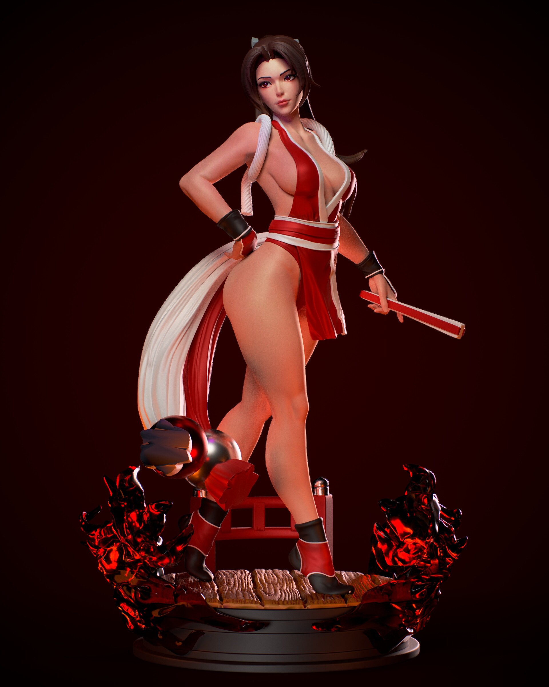 ArtStation - Mai Shiranui KOF