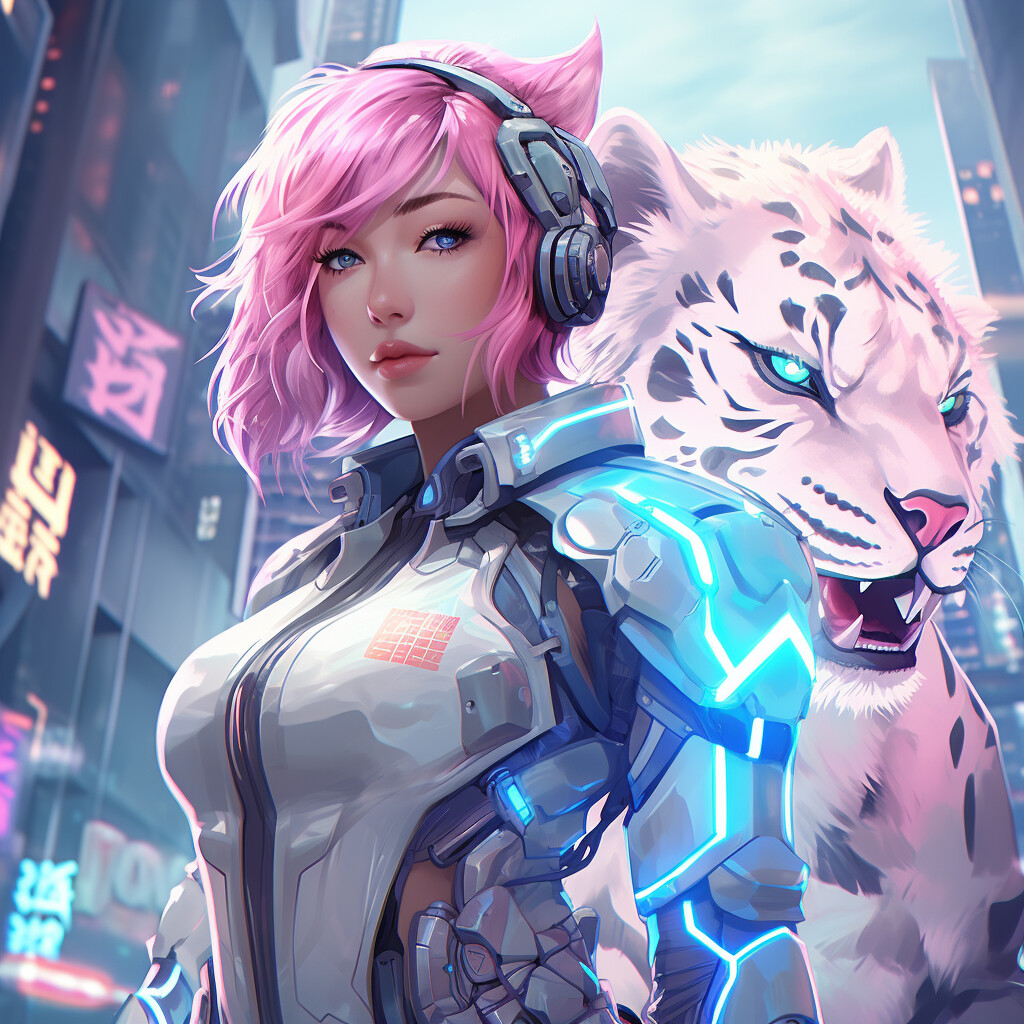 ArtStation - Nikki and White Wind (Tiger) - Character Pinup Series 1 ...