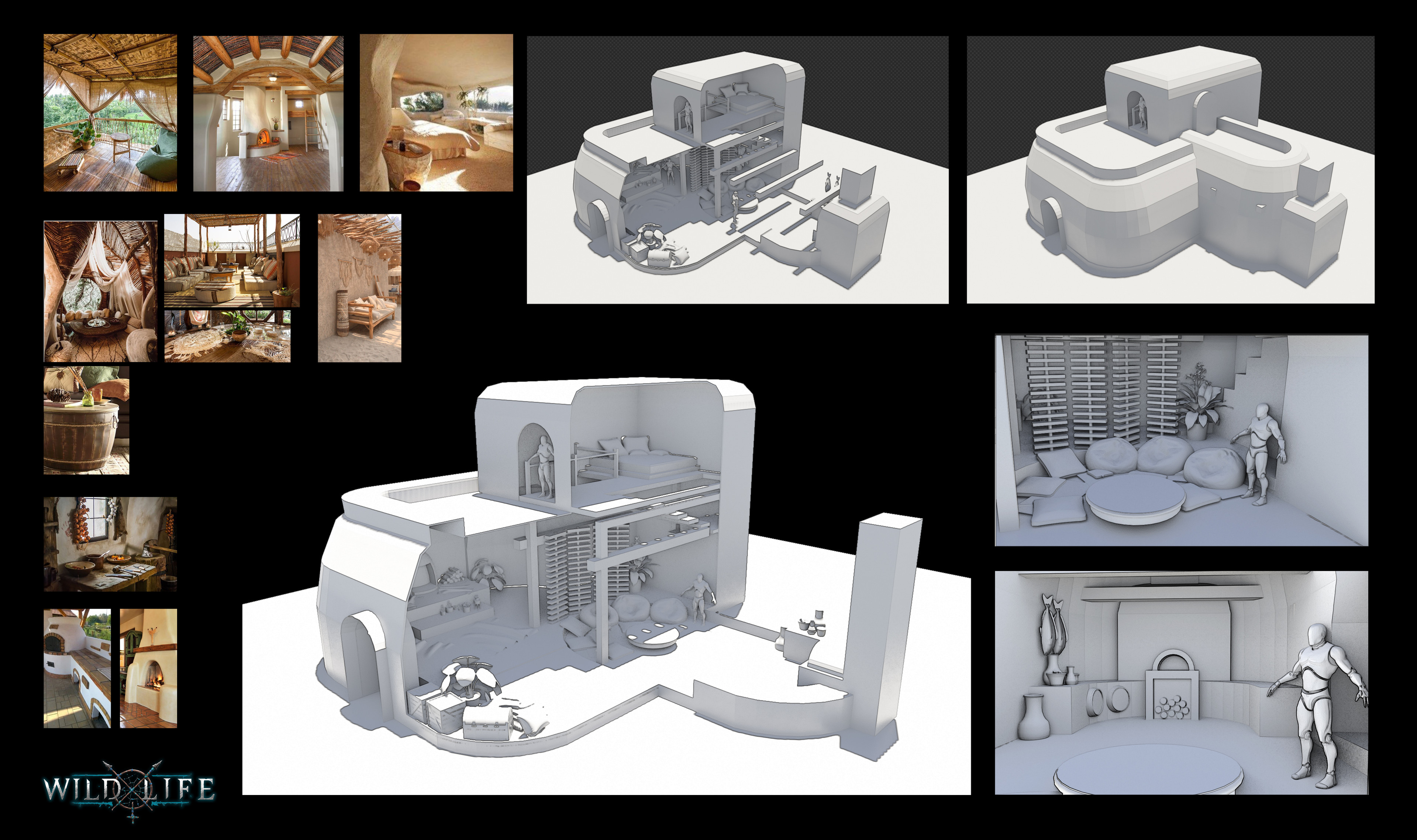 Second draft concept ideas for interiors