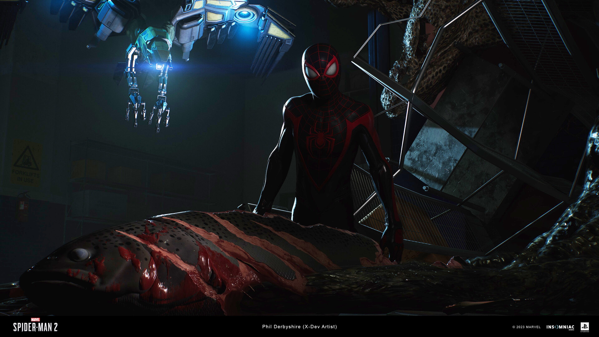 ArtStation - Marvel's Spider-Man 2: Lizard's Eaten Fish
