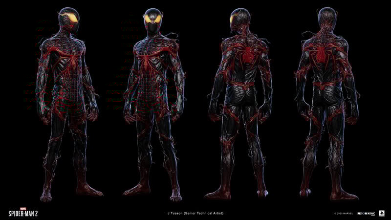 Insomniac Games Marvel's Spider-Man 2 Art Blast - ArtStation Magazine