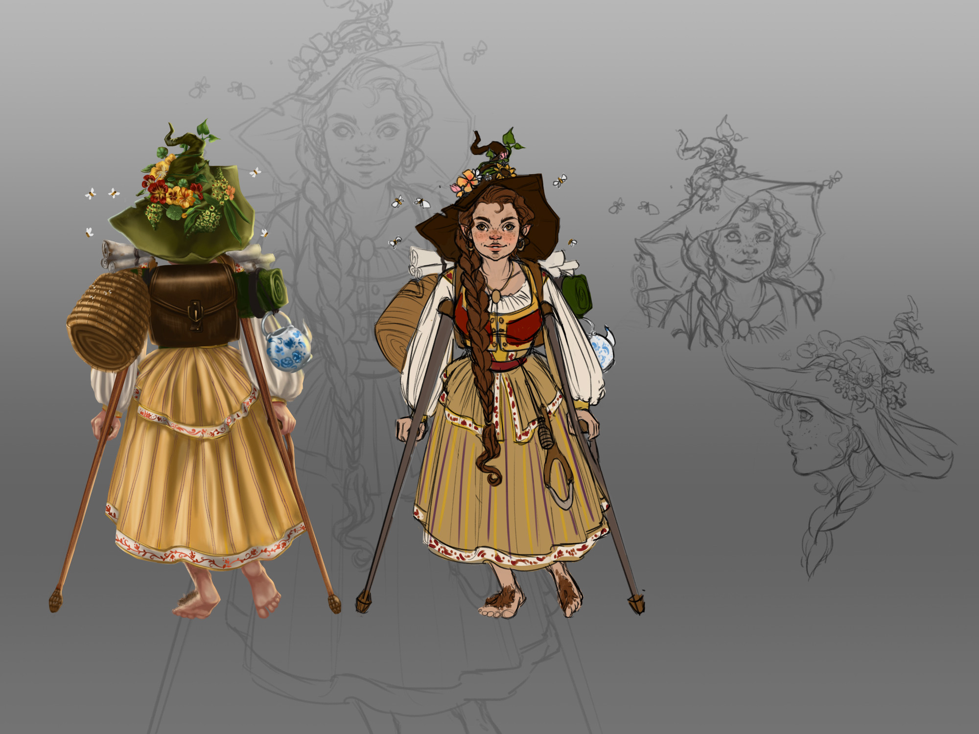 Sketches And Backview