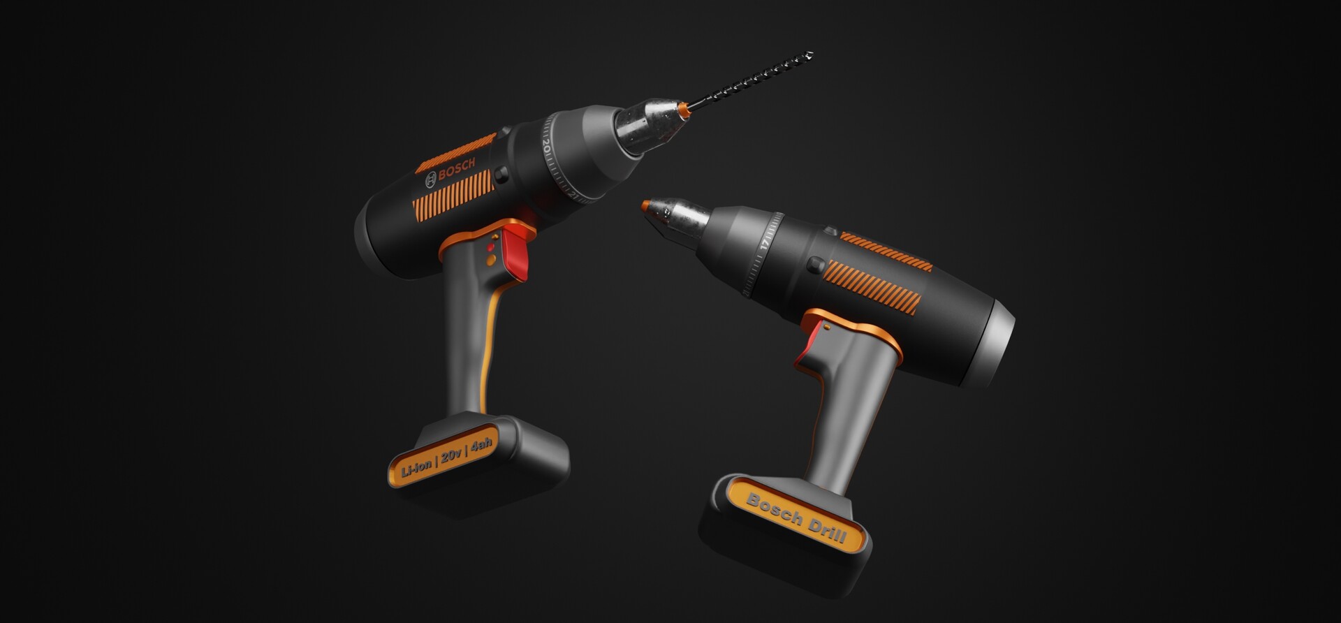 ArtStation - Vintage B&D Electric Drill