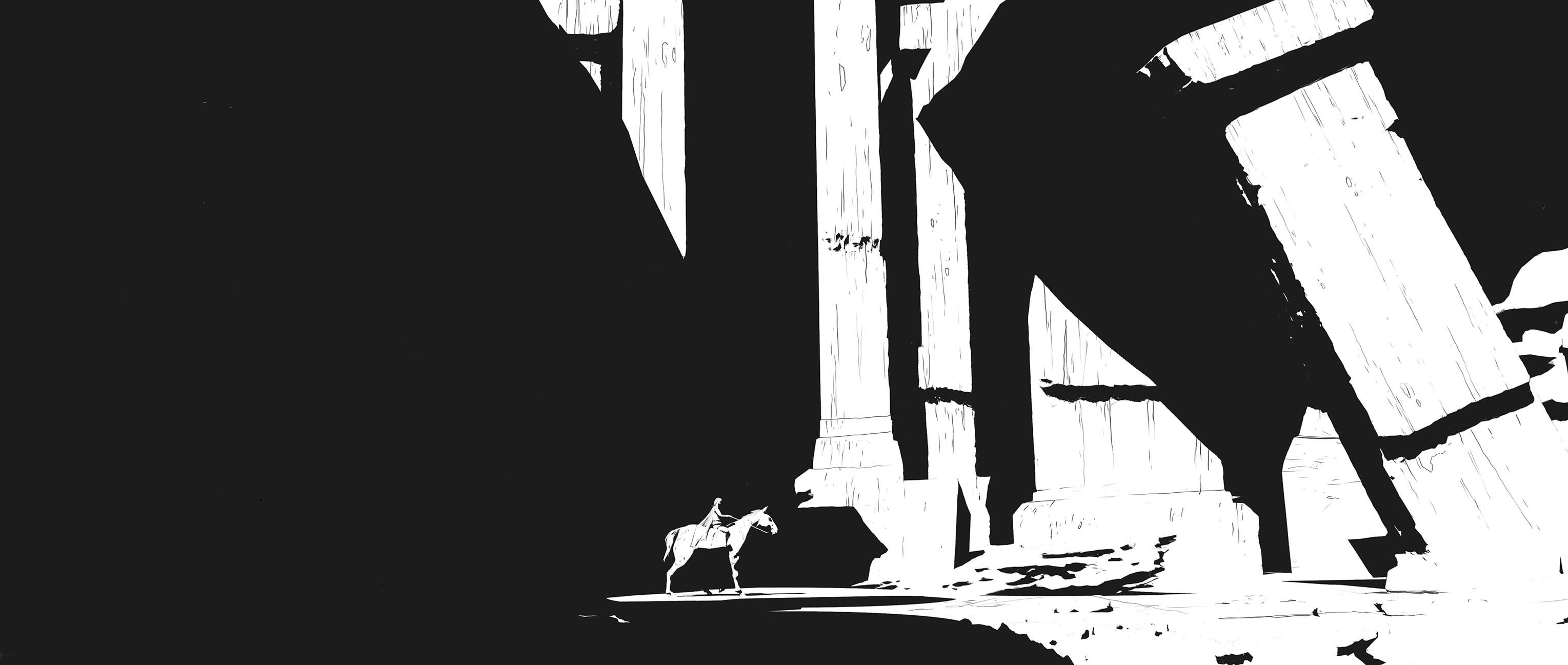 Black and white sketch