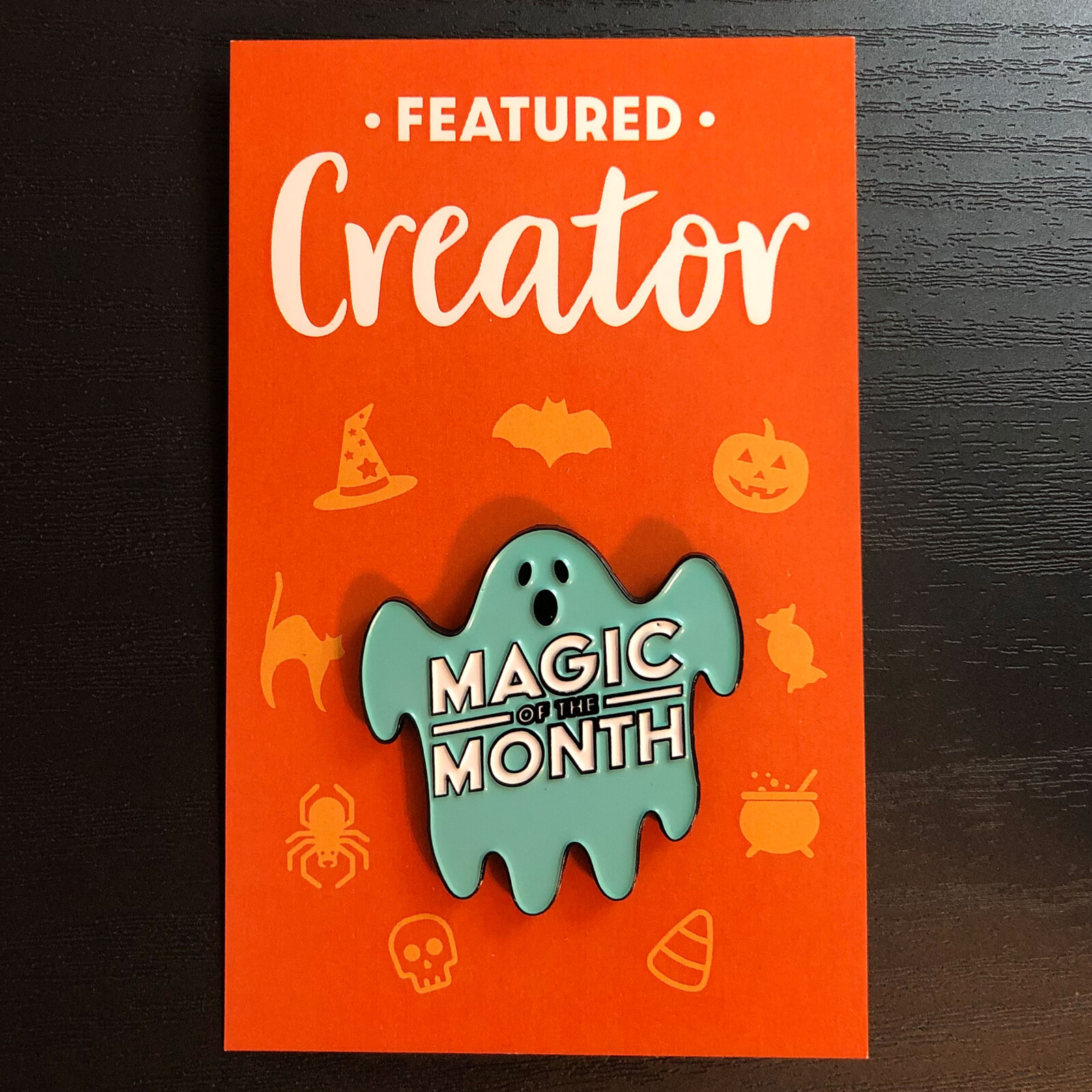 "Halloween" themed pin