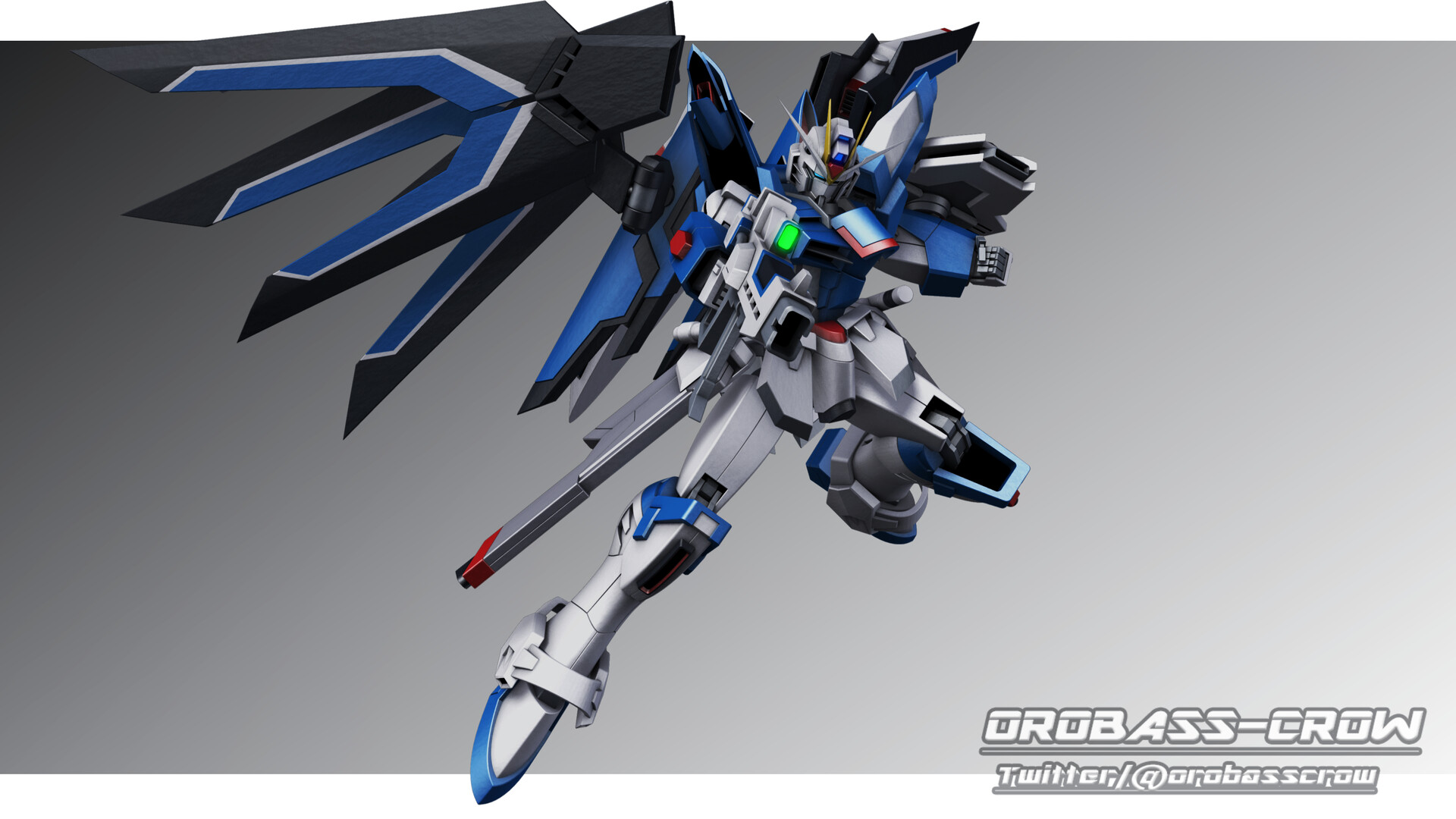 ArtStation - □3D MODEL□ STTS-909【RISING FREEDOM GUNDAM】