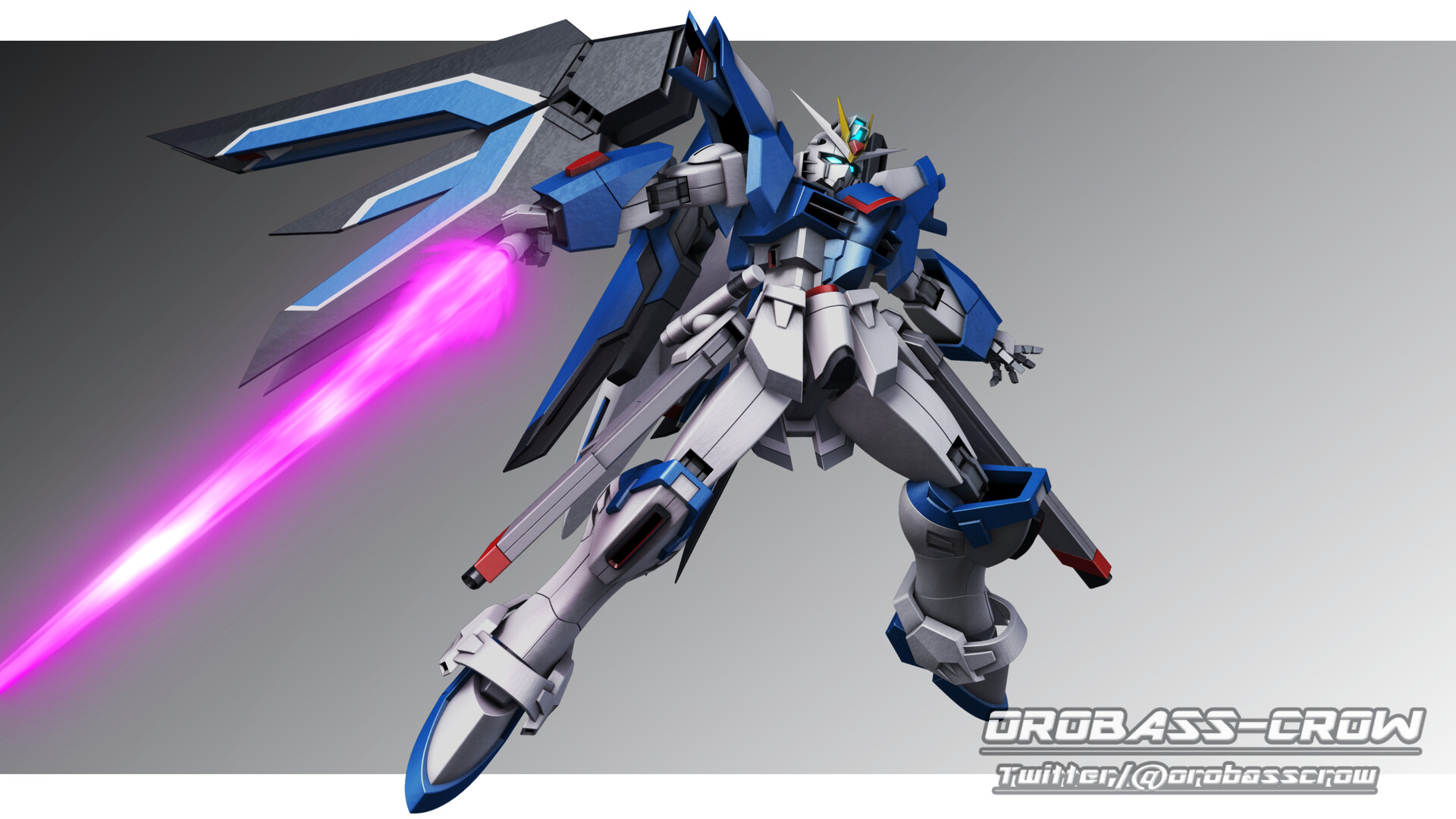ArtStation - □3D MODEL□ STTS-909【RISING FREEDOM GUNDAM】