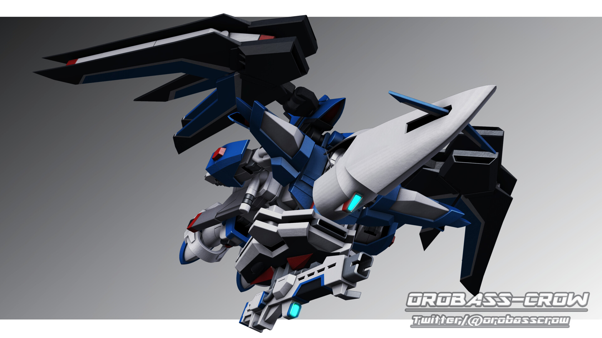 ArtStation - □3D MODEL□ STTS-909【RISING FREEDOM GUNDAM】