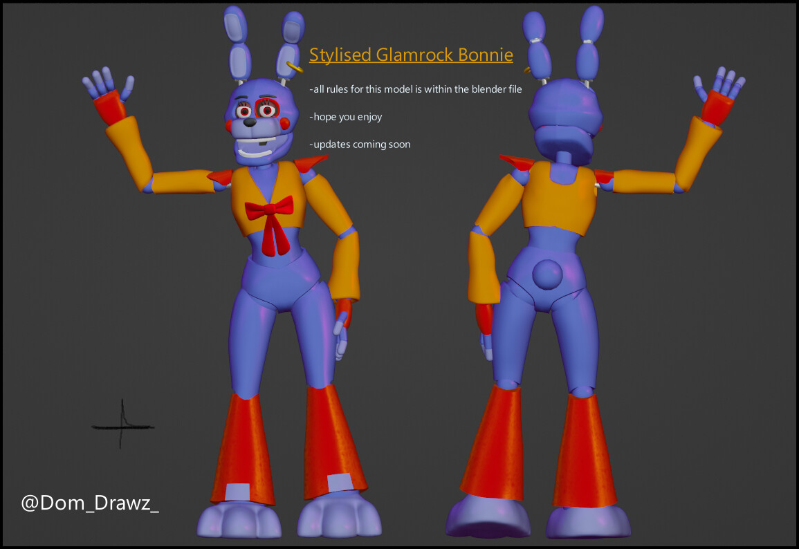 ArtStation - Fnaf 1: Bonnie the Bunny